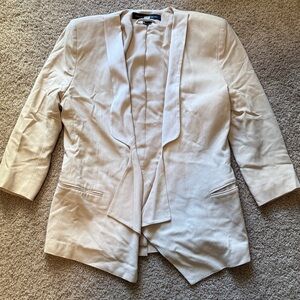 French Connection Cream Women's Blazer